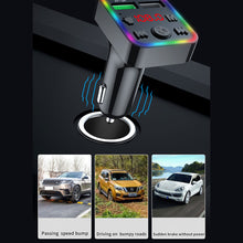 Load image into Gallery viewer, F22 Car Bluetooth 5.0 FM Transmitter Wireless Handsfree Audio Receiver MP3 Player LED 3.1A Dual USB Fast Charger Car Accessories Kit
