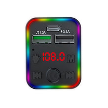 Load image into Gallery viewer, F22 Car Bluetooth 5.0 FM Transmitter Wireless Handsfree Audio Receiver MP3 Player LED 3.1A Dual USB Fast Charger Car Accessories Kit
