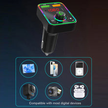 Load image into Gallery viewer, PDF3 Wireless Bluetooth 5.0 FM Transmitter Hands free Car Kit MP3 Player USB USB C Charger
