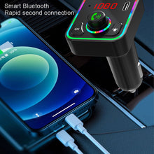 Load image into Gallery viewer, PDF3 Wireless Bluetooth 5.0 FM Transmitter Hands free Car Kit MP3 Player USB USB C Charger
