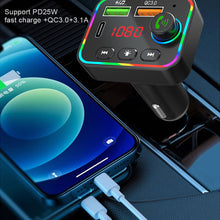 Load image into Gallery viewer, PDF4 Wireless Bluetooth 5.0 FM Transmitter Hands free Car Kit MP3 Player USB USB C Charger
