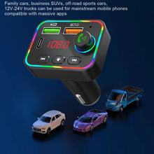 Load image into Gallery viewer, PDF4 Wireless Bluetooth 5.0 FM Transmitter Hands free Car Kit MP3 Player USB USB C Charger

