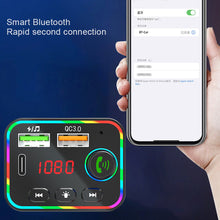 Load image into Gallery viewer, PDF4 Wireless Bluetooth 5.0 FM Transmitter Hands free Car Kit MP3 Player USB USB C Charger

