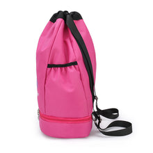 Load image into Gallery viewer, Children's Dance Backpack Shoes Little Girl Embroidery Large Capacity Drawstring Bag Ballet Latin Chinese Dance Supplies
