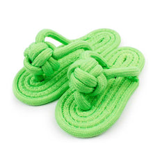 Load image into Gallery viewer, Pet Dog Cotton Slipper Rope Toy Dog Chewing Squeaky Toy Pet Teeth Training Molar Toys Interactive Dog Chew Toy
