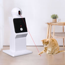 Load image into Gallery viewer, Interactive Laser Cat Toy Pet LED Laser Funny Cat Toy USB Rechargable Energy Release Toy for Indoor Cats Kittens Dogs Electric Intelligent Pet Toy
