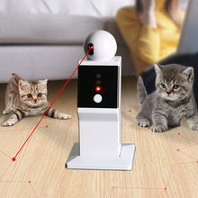 Load image into Gallery viewer, Interactive Laser Cat Toy Pet LED Laser Funny Cat Toy USB Rechargable Energy Release Toy for Indoor Cats Kittens Dogs Electric Intelligent Pet Toy
