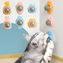 Load image into Gallery viewer, Cat Mint Ball Rotating Ball Wall Cat Toy Accessories for Cats Games Catnip Licking Snacks Mint Freshen Breath Pet Supplies
