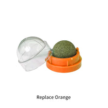 Load image into Gallery viewer, Cat Mint Ball Rotating Ball Wall Cat Toy Accessories for Cats Games Catnip Licking Snacks Mint Freshen Breath Pet Supplies
