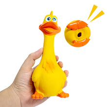 Load image into Gallery viewer, Bite Resistant Pet Screaming Chicken Sound Toy Dog Chewing Squeaky Toy Pet Teeth Training Molar Toys Dog Chew Toy with Squeaker
