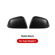 Load image into Gallery viewer, Pair Car Side Door Mirror Cover Auto Exterior Accessories Sides Rearview Cover For Tesla Model 3 Model Y 2021-2023 ABS
