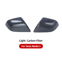 Load image into Gallery viewer, Pair Car Side Door Mirror Cover Auto Exterior Accessories Sides Rearview Cover For Tesla Model 3 Model Y 2021-2023 ABS
