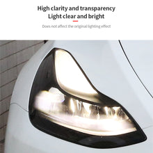 Load image into Gallery viewer, 2Pcs/4Pcs TPU Car Blackened Headlight Taillight Foglight Protective Film Headlight Tail Lamp Color Changing Films For Tesla Model 3 Y
