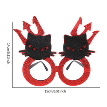 Load image into Gallery viewer, Halloween Glasses Horns Clown Spider Pumpkin Glasses Christmas Party Photo Prop Decoration Hoilday Funny Masquerade Party Supplies
