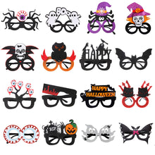 Load image into Gallery viewer, Halloween Glasses Horns Clown Spider Pumpkin Glasses Christmas Party Photo Prop Decoration Hoilday Funny Masquerade Party Supplies
