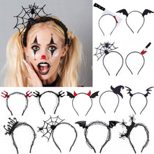 Load image into Gallery viewer, Halloween Horror Props Party Headband Horror Head Buckle Halloween Decoration Funny Props Headdress Masquerade Mischief Party Decor
