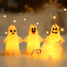 Load image into Gallery viewer, Halloween Ghost Night Light Battery Operated Hanging Night Light for Halloween Party Props Garden Party Decor Supplies
