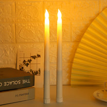 Load image into Gallery viewer, LED Flameless Pointed Candle Light Electronic Candles Battery Powered Long Candle Light for Party Wedding Christmas Event Halloween

