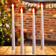 Load image into Gallery viewer, LED Flameless Pointed Candle Light Electronic Candles Battery Powered Long Candle Light for Party Wedding Christmas Event Halloween
