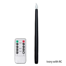 Load image into Gallery viewer, LED Flameless Pointed Candle Light Electronic Candles Battery Powered Long Candle Light for Party Wedding Christmas Event Halloween
