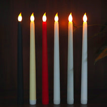 Load image into Gallery viewer, LED Flameless Pointed Candle Light Electronic Candles Battery Powered Long Candle Light for Party Wedding Christmas Event Halloween
