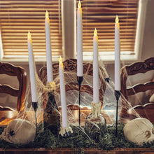 Load image into Gallery viewer, LED Flameless Pointed Candle Light Electronic Candles Battery Powered Long Candle Light for Party Wedding Christmas Event Halloween
