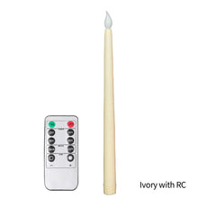 Load image into Gallery viewer, LED Flameless Pointed Candle Light Electronic Candles Battery Powered Long Candle Light for Party Wedding Christmas Event Halloween

