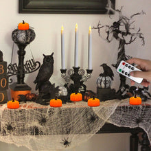 Load image into Gallery viewer, LED Flameless Pointed Candle Light Electronic Candles Battery Powered Long Candle Light for Party Wedding Christmas Event Halloween
