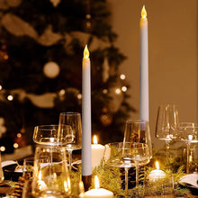 Load image into Gallery viewer, LED Flameless Pointed Candle Light Electronic Candles Battery Powered Long Candle Light for Party Wedding Christmas Event Halloween
