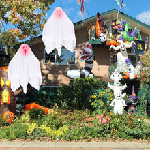 Load image into Gallery viewer, Halloween Hanging Ghost Decorations Ghost Pendant Ornament With LED Lights for Home Outdoor Hanted House Party Horror Props
