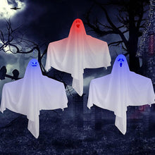 Load image into Gallery viewer, Halloween Hanging Ghost Decorations Ghost Pendant Ornament With LED Lights for Home Outdoor Hanted House Party Horror Props
