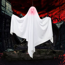 Load image into Gallery viewer, Halloween Hanging Ghost Decorations Ghost Pendant Ornament With LED Lights for Home Outdoor Hanted House Party Horror Props
