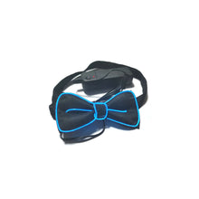 Load image into Gallery viewer, Glow in the Dark LED Bow Tie Luminous Flashing Necktie For Birthday Party Wedding Christmas Decoration Halloween Cosplay Costume

