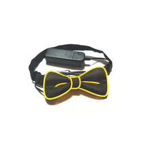 Load image into Gallery viewer, Glow in the Dark LED Bow Tie Luminous Flashing Necktie For Birthday Party Wedding Christmas Decoration Halloween Cosplay Costume
