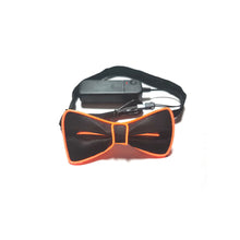 Load image into Gallery viewer, Glow in the Dark LED Bow Tie Luminous Flashing Necktie For Birthday Party Wedding Christmas Decoration Halloween Cosplay Costume
