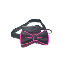 Load image into Gallery viewer, Glow in the Dark LED Bow Tie Luminous Flashing Necktie For Birthday Party Wedding Christmas Decoration Halloween Cosplay Costume

