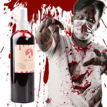 Load image into Gallery viewer, 30/50/150ml Fake Blood Prop Halloween Decoration Horror Cosplay Cosmetics Artificial Plasma Party Supplies Pranks DIY Halloween Supplies
