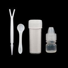Load image into Gallery viewer, 1Pair Vampire Teeth Zombie Fangs DIY Cosplay Props DIY Solid Denture Adhesive Solid Glue False Teeth Resin Fangs for Masquerade Decoration
