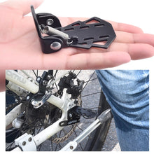 Load image into Gallery viewer, 1 Pair Bike Rear Fold Pedal Road Manganese Steel Folding Footrests Rear Wheel Manned Bicycle Foot Pedal Cycling Accessories
