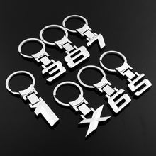 Load image into Gallery viewer, Zinc Alloy Car Keychain Key Ring Metal Number Emblem Key Chain Car Accessory Charm For BMW Auto X1 X3 X5 E3 E5 Z4
