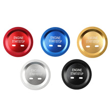 Load image into Gallery viewer, 2Pcs Car Start Ignition Engine Start Stop Button Ring Cover Trim Sticker For Cadillac XT5 CT6 SRX CTS XTS Button Decoration Switch Accessories
