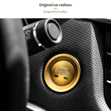 Load image into Gallery viewer, 2Pcs Car Start Ignition Engine Start Stop Button Ring Cover Trim Sticker For Cadillac XT5 CT6 SRX CTS XTS Button Decoration Switch Accessories

