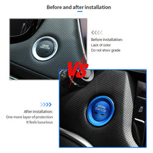 Load image into Gallery viewer, 2Pcs Car Start Ignition Engine Start Stop Button Ring Cover Trim Sticker For Cadillac XT5 CT6 SRX CTS XTS Button Decoration Switch Accessories
