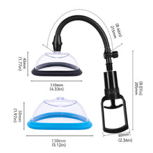 Load image into Gallery viewer, 130mm Manual Pussy Pump Vagina Clitoris Sucker Women Breast Massage Nipple Stimulator Enlarge Vacuum Pump Cover Adult Sex Toys
