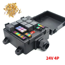 Load image into Gallery viewer, Multi-way Car Lighting Audio Modification Control Terminal Recreation Relay Socket Box Blade Fuse Holder Automotive RV
