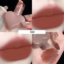 Load image into Gallery viewer, Love Heart Matte Liquid Lipstick Not Easy To Stick To Cup Velvet Mist Lip Glaze for Women Liquid Lip Gloss Cosmetics
