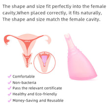 Load image into Gallery viewer, Repeated Use of Monthly Cup In Women's Menstrual Period To Prevent Side Leakage and Drain Reusable Women Menstrual Cup
