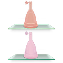 Load image into Gallery viewer, Reusable Menstrual Cup Period Medical Silicone Menstrual Cup Silicone Cup Flap Excretable Women Menstrual Cup
