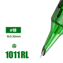 Load image into Gallery viewer, 10Pcs/box Disposable Original Tattoo Needle RL RS Disposable Sterilized Safety Tattoo Needle for Cartridge Machines Grips
