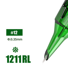 Load image into Gallery viewer, 10Pcs/box Disposable Original Tattoo Needle RL RS Disposable Sterilized Safety Tattoo Needle for Cartridge Machines Grips
